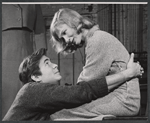Anthony Perkins and Frances Hyland in rehearsal for the stage production Look Homeward, Angel