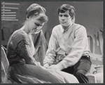 Frances Hyland and Anthony Perkins in the stage production Look Homeward, Angel