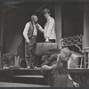 Hugh Griffith, Anthony Perkins and Jo Van Fleet in the stage production Look Homeward, Angel