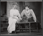 Frances Hyland and Anthony Perkins in the stage production Look Homeward, Angel