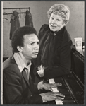 Al Freeman Jr. and Shirley Booth in the stage production Look to the Lilies