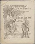 Program from concert at Metropolitan Opera House, New York, Nov. 30, 1909