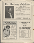Program from concert at Metropolitan Opera House, New York, Nov. 30, 1909