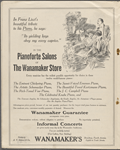 Program from concert at Metropolitan Opera House, New York, Nov. 30, 1909