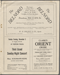 Program from concert at Metropolitan Opera House, New York, Nov. 30, 1909
