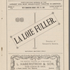 La Loie Fuller Dance Program, Boston Theater