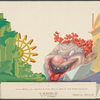 Set design for the stage production By the Beautiful Sea (color sketch for old mill and face)