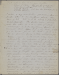 [Peabody,] Elizabeth [Palmer, sister], AL (incomplete) to. Jan. [after 16], 1850.