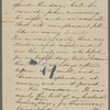 [Peabody,] Elizabeth [Palmer, sister], ALS  to. [1853-59?].