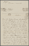 [Peabody,] Elizabeth [Palmer, sister], ALS  to. Nov. 14, 1854.