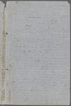 [Peabody, Elizabeth Palmer, sister], AL (incomplete)  to. [Aug.? 1856?].