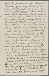 [Peabody,] Elizabeth [Palmer, sister], AL (incomplete) to. [1857?].