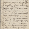 [Peabody,] Elizabeth [Palmer, sister], ALS  to. Apr. 3, [1858?].
