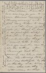 [Peabody,] Elizabeth [Palmer, sister], ALS  to. Apr. 3, [1858?].