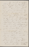 [Peabody], Elizabeth [Palmer, sister], ALS to. Mar. 21, 1859.