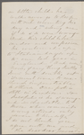 [Peabody], Elizabeth [Palmer, sister], AL (incomplete) to. [Apr.?] 24, [1859?].