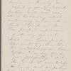 [Peabody], Elizabeth [Palmer, sister], AL (incomplete) to. [Apr.?] 24, [1859?].