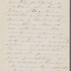 [Peabody], Elizabeth [Palmer, sister], AL (incomplete) to. [Apr.?] 24, [1859?].