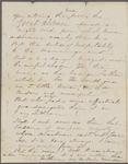 [Peabody], Elizabeth [Palmer, sister], ALS to. [1859?].