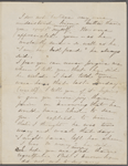 [Peabody], Elizabeth [Palmer, sister], ALS to. [1859?].