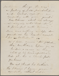 [Peabody], Elizabeth [Palmer, sister], ALS to. [1859?].