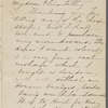 [Peabody,] Elizabeth [Palmer, sister], ALS to. [Jan. 1860].