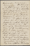 [Peabody,] Elizabeth [Palmer, sister], AL (incomplete) to. Feb. 27, 1860.