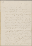 [Peabody,] Elizabeth [Palmer, sister], AL (incomplete) to. Feb. 27, 1860.