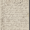[Peabody,] Elizabeth [Palmer, sister], AL (incomplete) to. May 11, 1860.