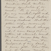 [Peabody, Elizabeth Palmer, sister], ALS (fragment) to. [Apr./May, 1860].
