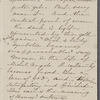 [Peabody, Elizabeth Palmer, sister], ALS (fragment) to. [Apr./May, 1860].