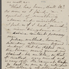 [Peabody,] Elizabeth [Palmer, sister], ALS to. [1860?].