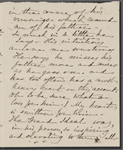 [Peabody, Elizabeth Palmer, sister], ALS (incomplete) to. [1860?].