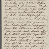 [Peabody, Elizabeth Palmer, sister], ALS (incomplete) to. [1860?].