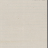 [Peabody, Elizabeth Palmer, sister], ALS (incomplete) to. [1860?].