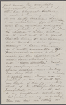 Peabody, Elizabeth [Palmer, sister], ALS to. [1861?].