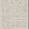 Peabody, Elizabeth [Palmer, sister], ALS to. [1861?].