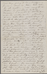 Peabody, Elizabeth [Palmer, sister], ALS to. [1861?].