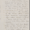Peabody, Elizabeth [Palmer, sister], ALS to. [1861?].