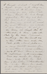 Peabody, Elizabeth [Palmer, sister], ALS to. [1861?].