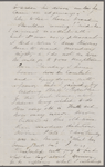 Peabody, Elizabeth [Palmer, sister], ALS to. [1861?].