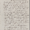 Peabody, Elizabeth [Palmer, sister], ALS to. [1861?].