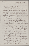 Peabody, Elizabeth [Palmer, sister], ALS to. [1861?].