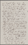 Peabody, Elizabeth [Palmer, sister], ALS to. [1861?].
