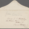 Peabody, Elizabeth [Palmer, sister], ALS to. [1861?].