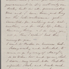 [Peabody,] Elizabeth [Palmer, sister], ALS to. [1861?].