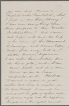 [Peabody,] Elizabeth [Palmer, sister], ALS to. [later 1861].