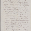 Peabody, Elizabeth [Palmer, sister], ALS to. [Nov?] 28, 1862.