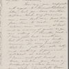 Peabody, Elizabeth [Palmer, sister], ALS to. [Nov?] 28, 1862.