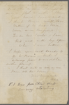 [Peabody,] Elizabeth [Palmer, sister], ALS to. Jan. 31, [1864?]